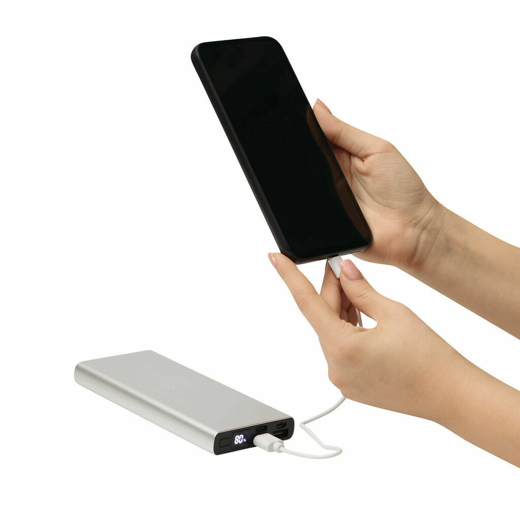 Powerbank CORE серебряный - 56-1107404- Фото №8 Powerbank CORE серебряный - 56-1107404- Фото №8