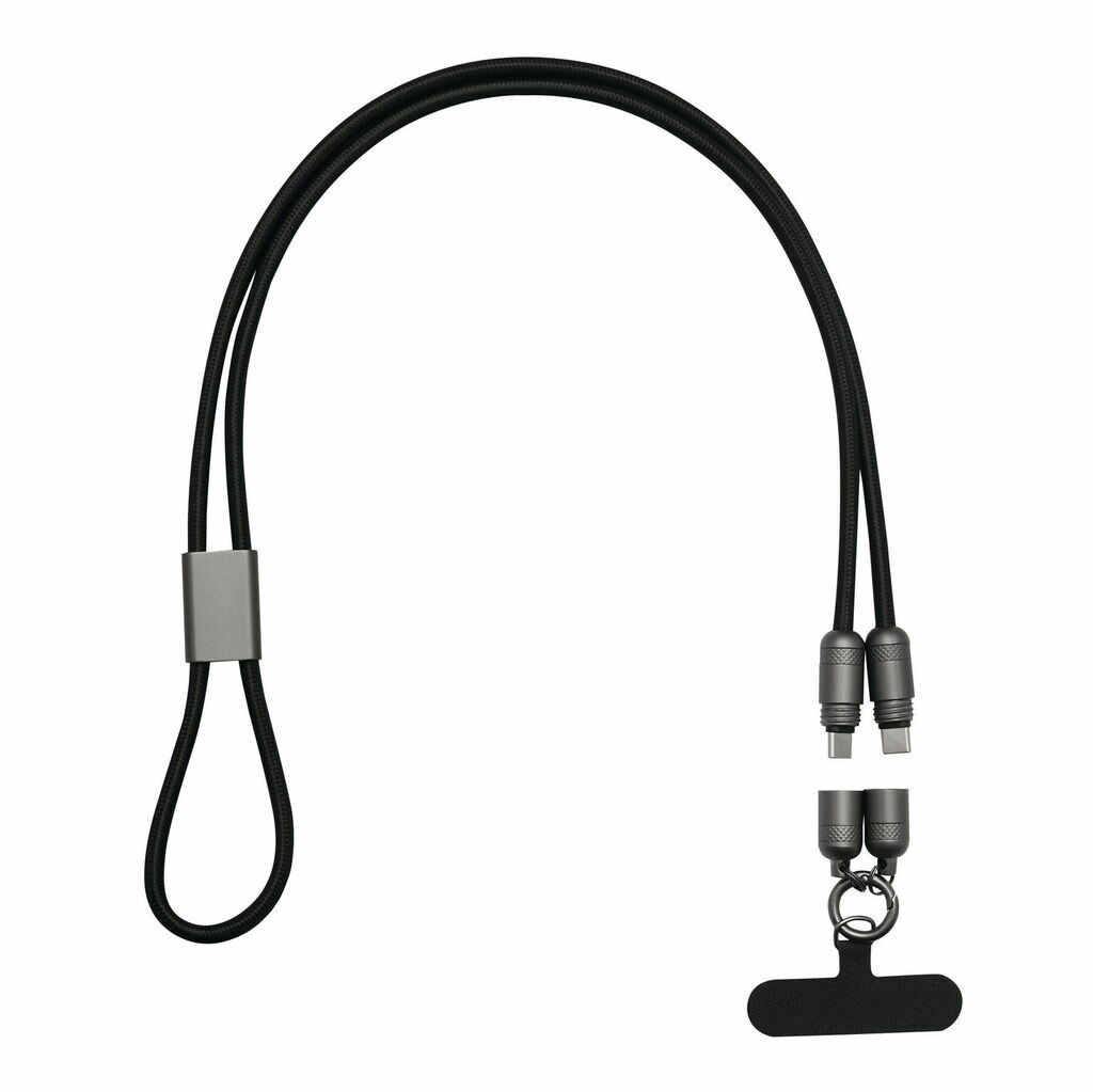 Многофункциональный кабель для зарядки и передачи данных LONGCARRY черный - 56-1107409- Фото №2 Многофункциональный кабель для зарядки и передачи данных LONGCARRY черный - 56-1107409- Фото №2