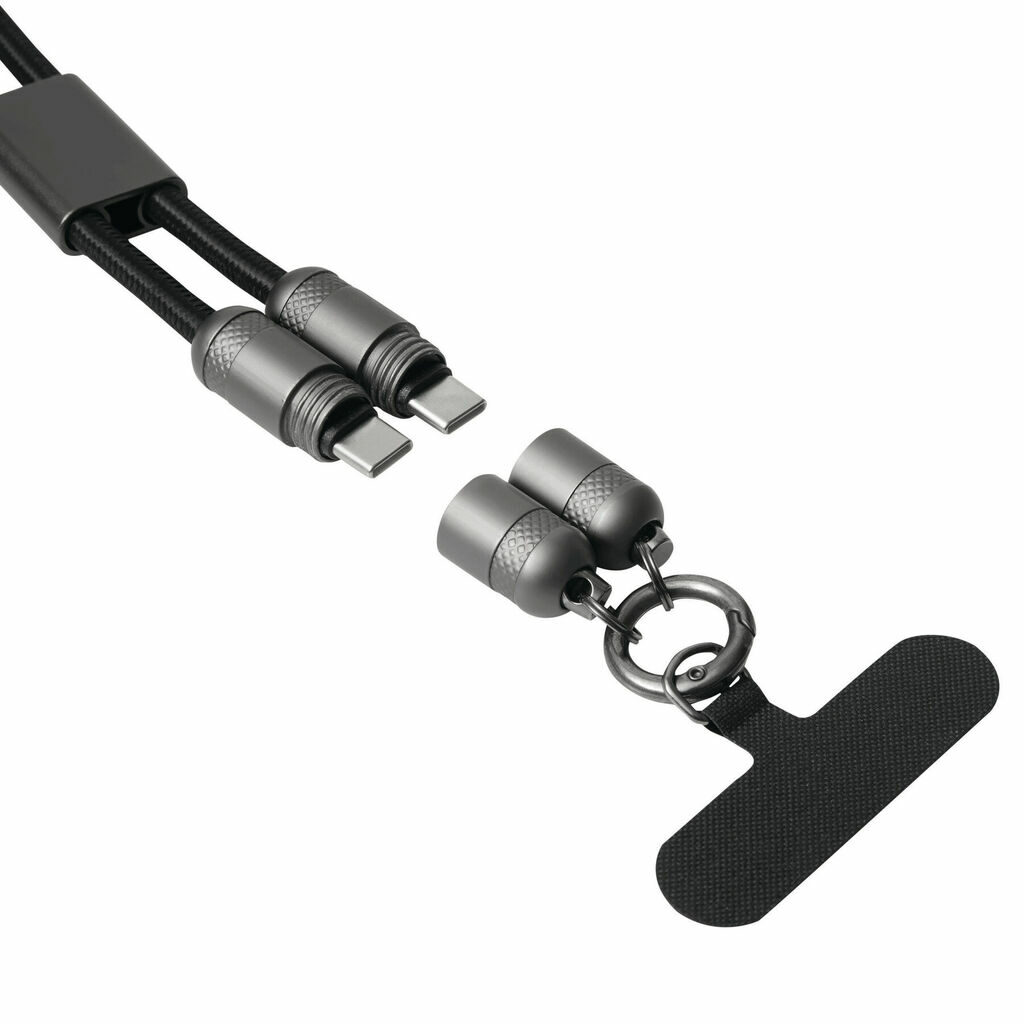 Многофункциональный кабель для зарядки и передачи данных LONGCARRY черный - 56-1107409- Фото №4 Многофункциональный кабель для зарядки и передачи данных LONGCARRY черный - 56-1107409- Фото №4