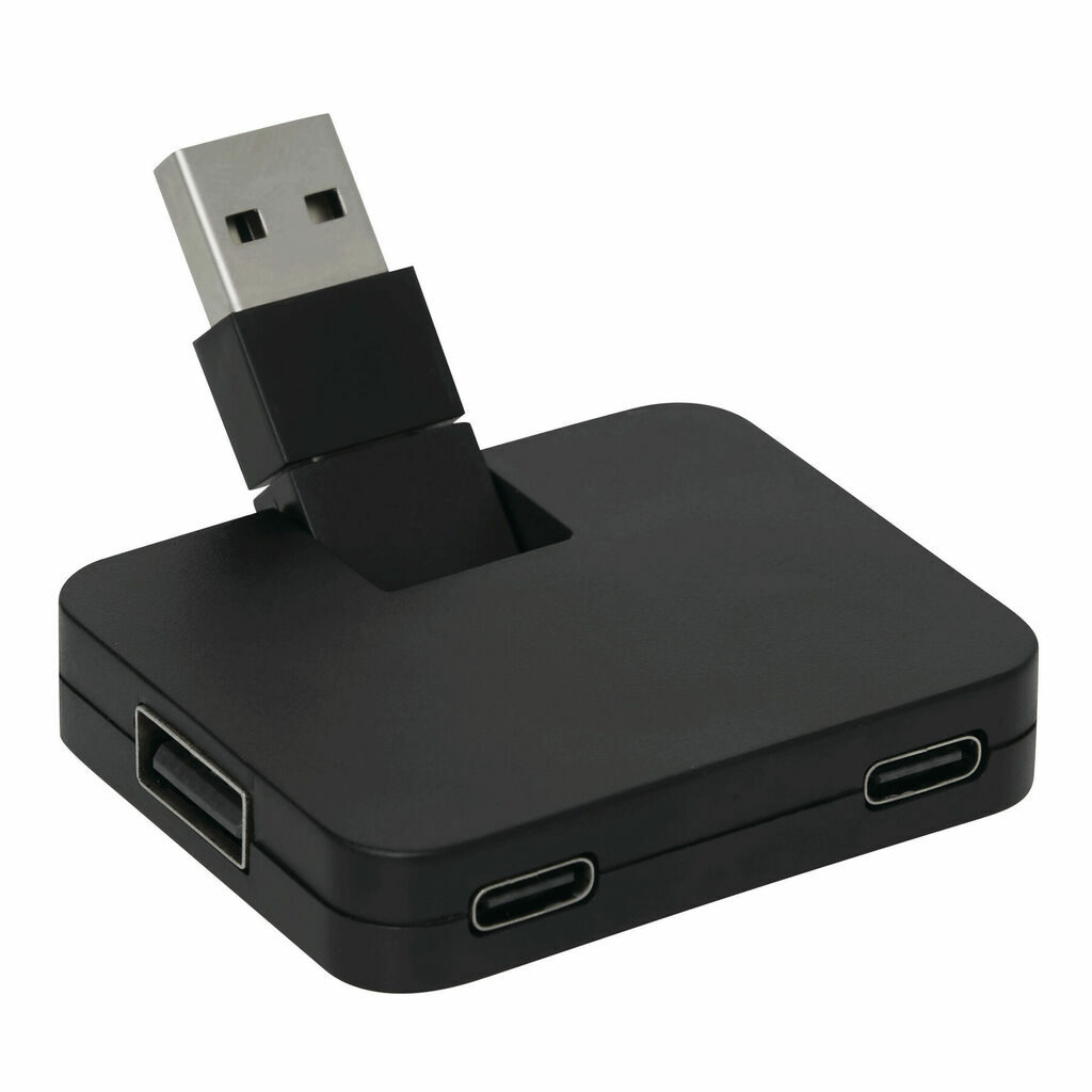 USB-концентратор HUBI черный - 56-1107412- Фото №1 USB-концентратор HUBI черный - 56-1107412- Фото №1