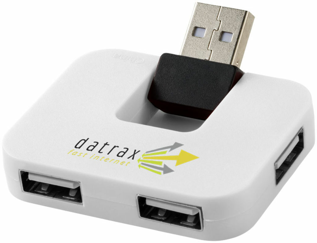 Хаб USB Gaia білий - 12359801- Фото №3 Хаб USB Gaia білий - 12359801- Фото №3
