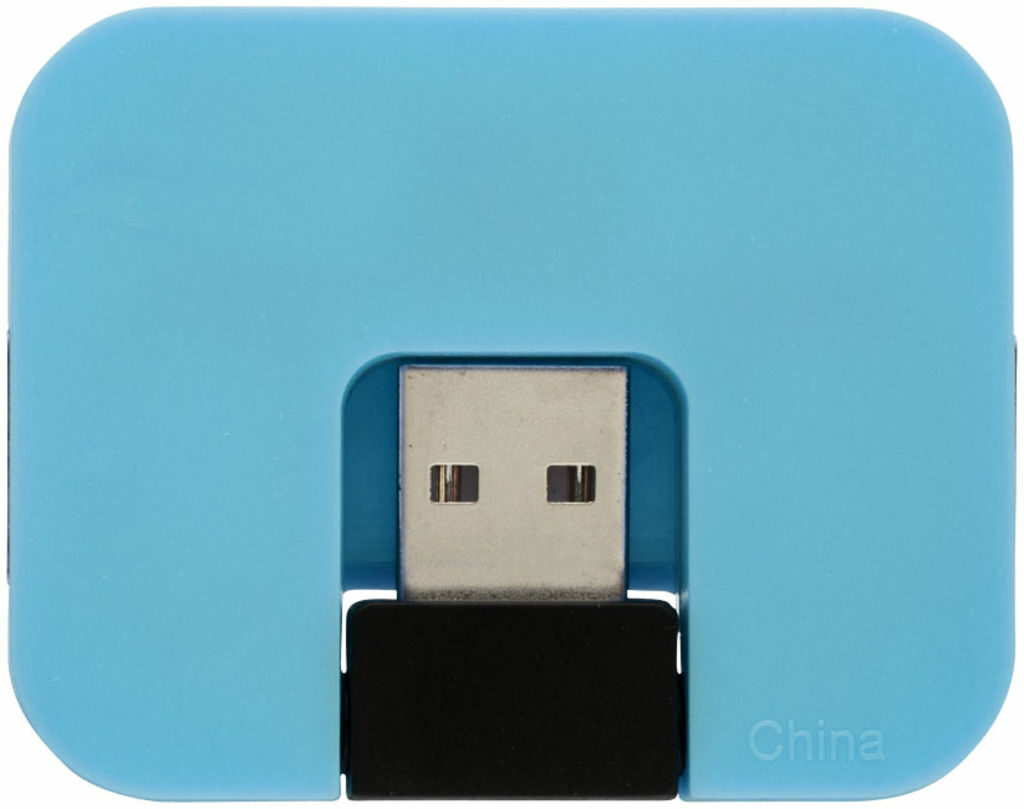 Хаб USB Gaia синій - 12359802- Фото №4 Хаб USB Gaia синій - 12359802- Фото №4