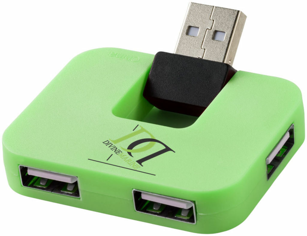 Хаб USB Gaia зелений - 12359803- Фото №2 Хаб USB Gaia зелений - 12359803- Фото №2