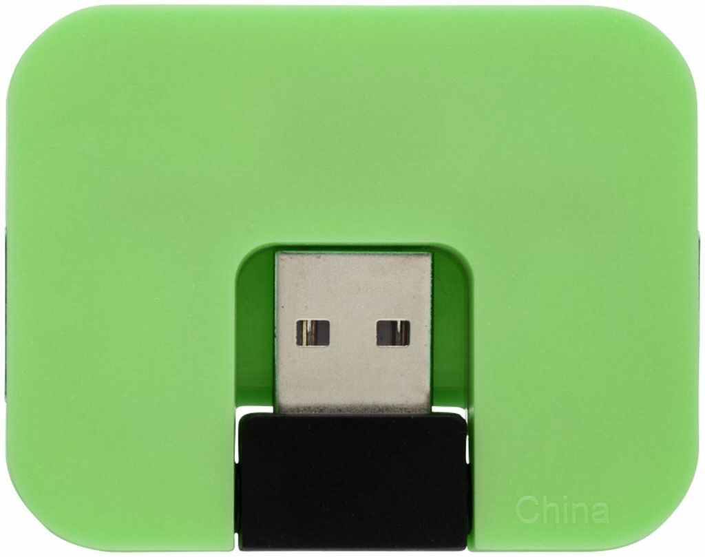 Хаб USB Gaia зелений - 12359803- Фото №5 Хаб USB Gaia зелений - 12359803- Фото №5