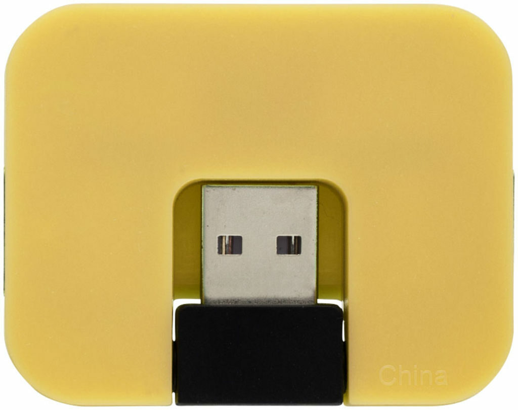 Хаб USB Gaia жовтий - 12359805- Фото №5 Хаб USB Gaia жовтий - 12359805- Фото №5
