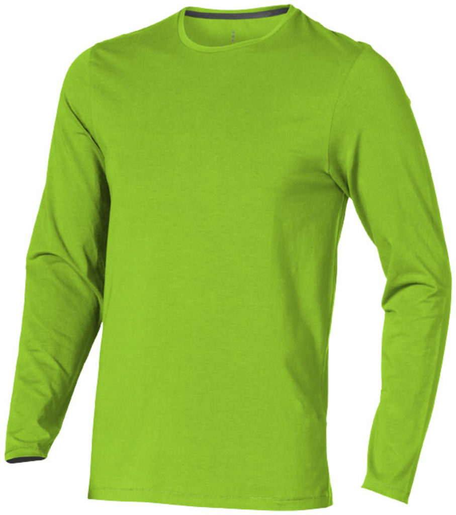 Футболка с длинными рукавами Ponoka зеленое яблоко  размер S - 38018681- Фото №1